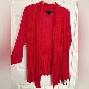 Red Women's Cardigan